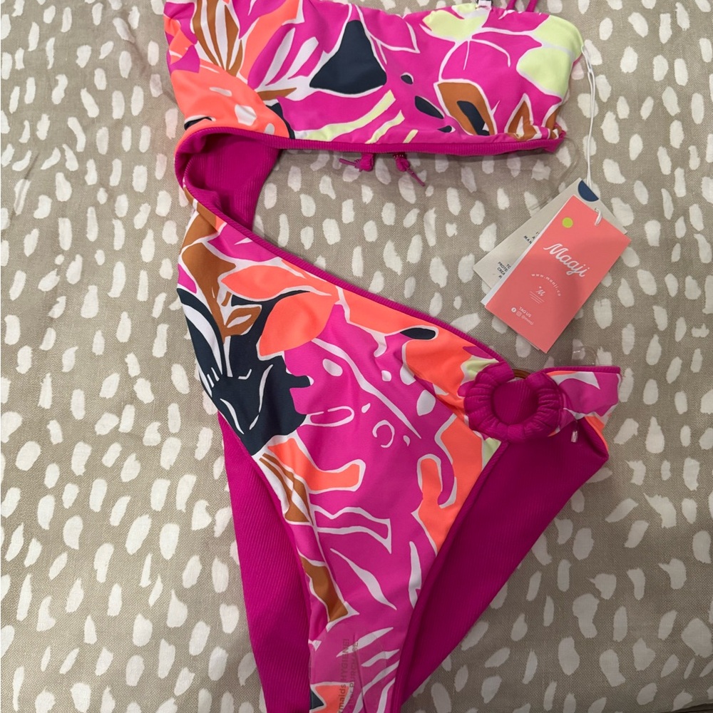 Maaji Pink and Orange Bikini